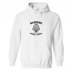 Hawkins 1983 Pride of Indiana Middle School Strange Things Classic Unisex Kids and Adults Pullover Hoodie for Sci-Fi TV Show Fans